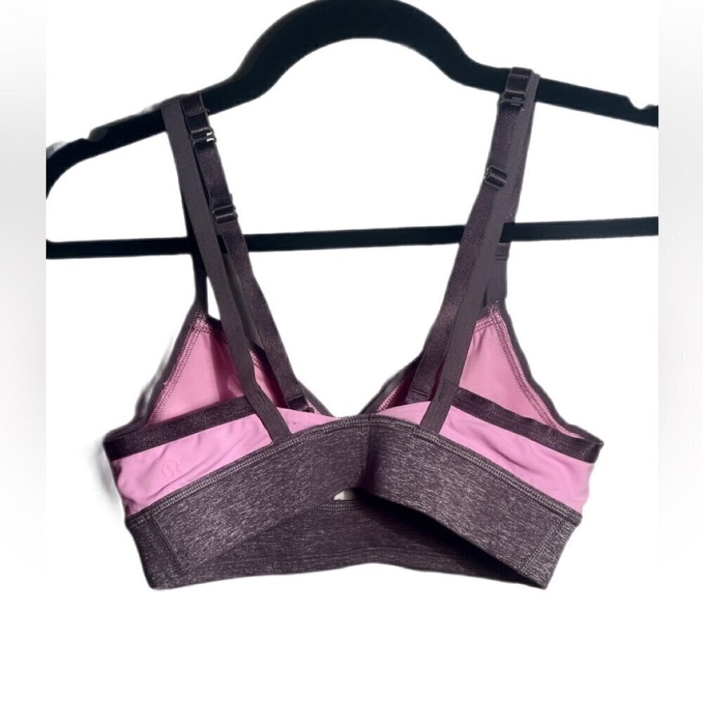 Lululemon If your lucky pink medium support Strappy Stretch lightweight bra 6 - Picture 3 of 3